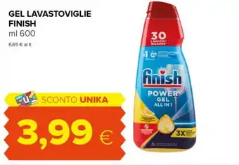 Tigre GEL LAVASTOVIGLIE FINISH ml 600 offerta