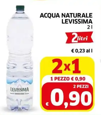 Ecu Discount ACQUA NATURALE LEVISSIMA 2 l offerta