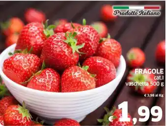 Ecu Discount FRAGOLE vaschetta 500 g offerta