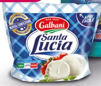 Ekom MOZZARELLA SANTA LUCIA GALBANI G 100 offerta