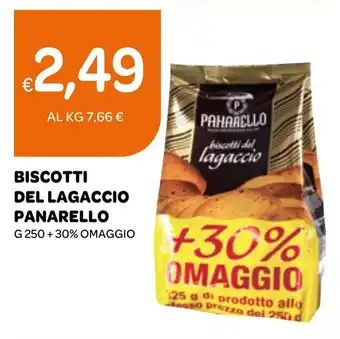 Ekom BISCOTTI DEL LAGACCIO PANARELLO G 250+30% OMAGGIO offerta