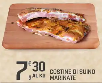 Supermercati Dok COSTINE DI SUINO MARINATE offerta