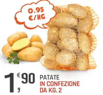 Supermercati Dok PATATE IN CONFEZIONE DA KG. 2 offerta