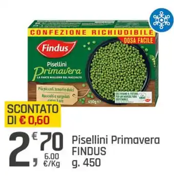 Supermercati Dok Pisellini Primavera FINDUS g 450 offerta