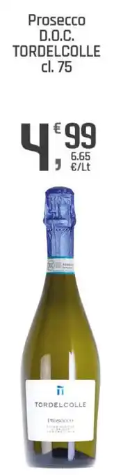 Supermercati Dok Prosecco D.O.C. TORDELCOLLE cl. 75 offerta