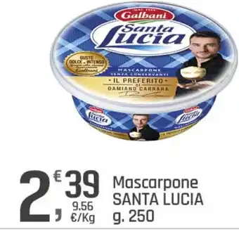 Supermercati Dok Mascarpone SANTA LUCIA g 250 offerta