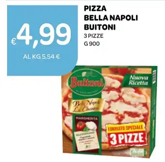 Ekom PIZZA BELLA NAPOLI BUITONI 3 PIZZE g 900 offerta