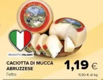 Oasi CACIOTTA DI MUCCA ABRUZZESE offerta