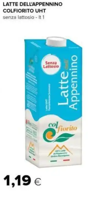 Oasi LATTE DELL'APPENNINO COLFIORITO UHT senza lattosio - lt 1 offerta