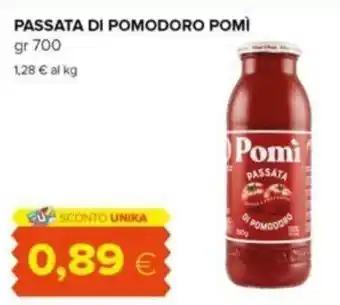 Oasi PASSATA DI POMODORO POMÌ gr 700 offerta