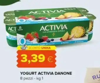 Oasi YOGURT ACTIVIA DANONE 8 pezzi - kg 1 offerta