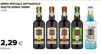 Oasi BIRRA SPECIALE ARTIGIANALE MASTRI BIRRAI UMBRI cl 50 offerta