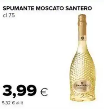 Oasi SPUMANTE MOSCATO SANTERO cl 75 offerta