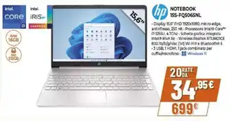 Expert HP NOTEBOOK 15S-FQ5065NL offerta