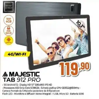 Expert MAJESTIC TAB 912 PRO offerta