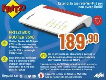 Expert FRITZ!BOX ROUTER 7590 offerta