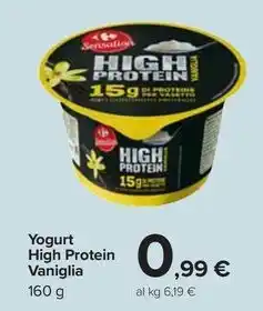 Carrefour Market Yogurt High Protein Vaniglia offerta