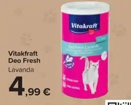 Carrefour Market Vitakfraft Deo Fresh Lavanda offerta