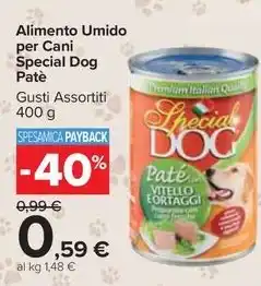 Carrefour Market Alimento Umido per Cani Special Dog Patè offerta