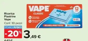 Ricarica Piastrine Vape Conf. 30 pezzi