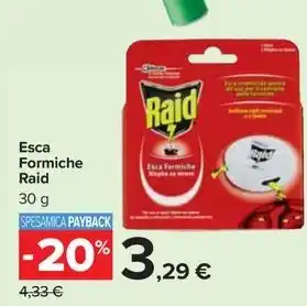 Carrefour Market Esca Formiche Raid offerta