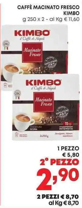 Pam CAFFÈ MACINATO FRESCO KIMBO offerta