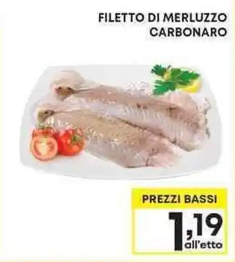 Pam FILETTO DI MERLUZZO CARBONARO offerta