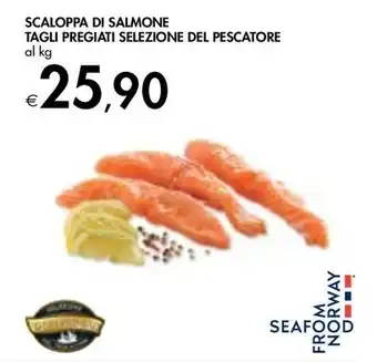 Bennet SCALOPPA DI SALMONE TAGLI PREGIATI SELEZIONE DEL PESCATORE offerta