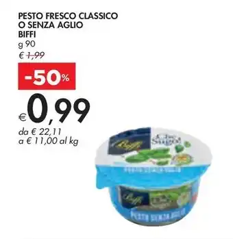 Bennet PESTO FRESCO CLASSICO O SENZA AGLIO BIFFI offerta