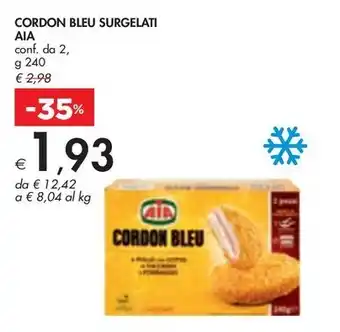 Bennet CORDON BLEU SURGELATI AIA offerta