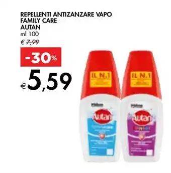 Bennet REPELLENTI ANTIZANZARE VAPO FAMILY CARE AUTAN offerta