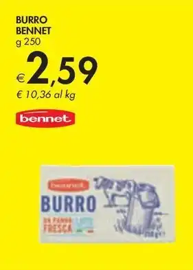 Bennet BURRO BENNET g 250 offerta