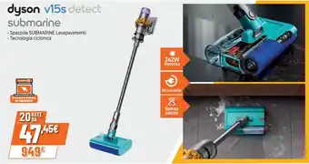 Expert dyson v15s detect submarine offerta