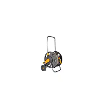 Carrello avvolgitubo manuale assemblato con tubo da 20 metri e diametro 12,5 mm