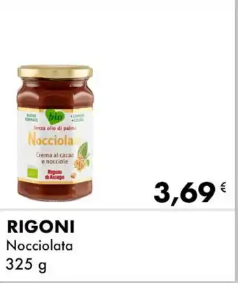 Iper Tosano RIGONI Nocciolata 325 g offerta