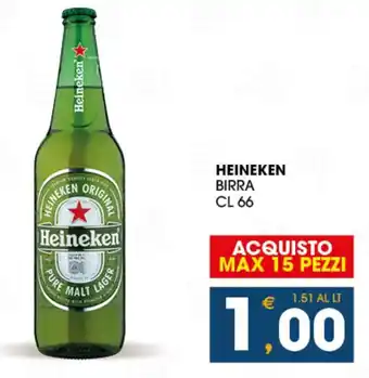 SeBón Supermercati HEINEKEN BIRRA CL 66 offerta