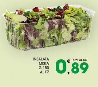 SeBón Supermercati INSALATA MISTA G 150 offerta