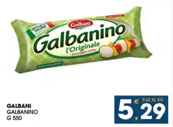 SeBón Supermercati GALBANI GALBANINO G 550 offerta