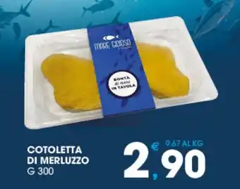 SeBón Supermercati COTOLETTA DI MERLUZZO G 300 offerta