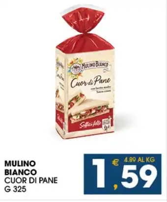 SeBón Supermercati MULINO BIANCO CUOR DI PANE G 325 offerta