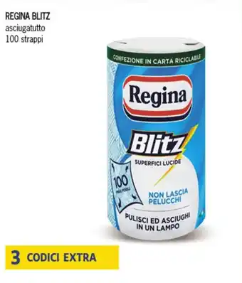 SeBón Supermercati REGINA BLITZ asciugatutto 100 strappi offerta