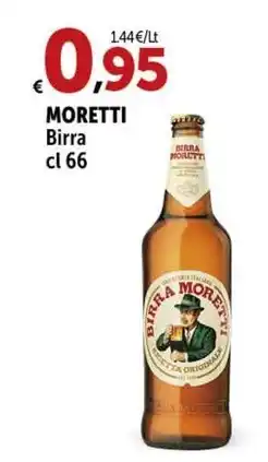 Carrefour Market MORETTI Birra cl 66 offerta