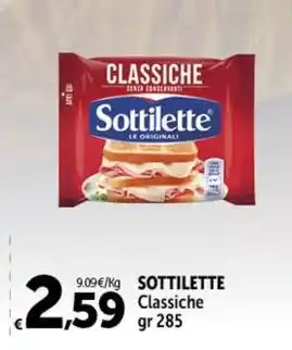 Carrefour Market SOTTILETTE Classiche gr 285 offerta