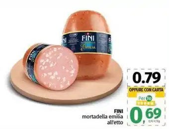 Pam FINI mortadella emilia all'etto offerta