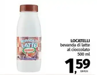 Pam LOCATELLI bevanda di latte al cioccolato offerta