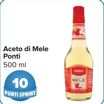 Carrefour Market Aceto di Mele Ponti 500 ml offerta