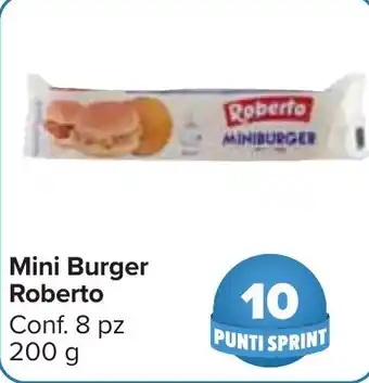 Carrefour Market Mini Burger Roberto Conf. 8 pz 200 g offerta