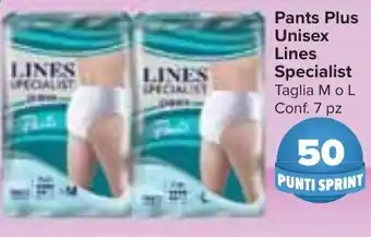 Pants Plus Unisex Lines Specialist Taglia Mo L Conf. 7 pz