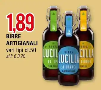 Hardis BIRRE ARTIGIANALI vari tipi cl.50 offerta