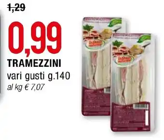 Hardis TRAMEZZINI vari gusti g.140 offerta